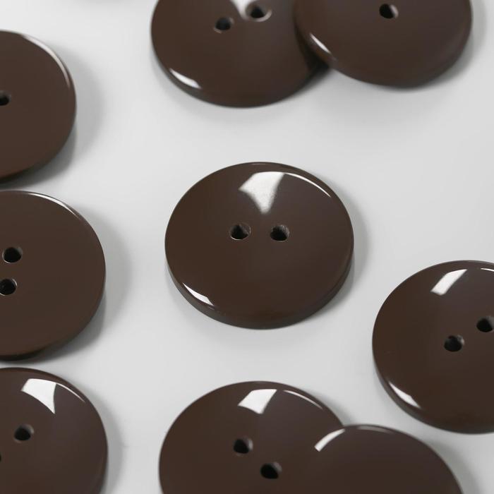 Набор пуговиц, 2 прокола, d = 23 мм, 12 шт, цвет коричневый
Набор пуговиц, 2 прокола, d = 23 мм, 12 шт, цвет коричневый