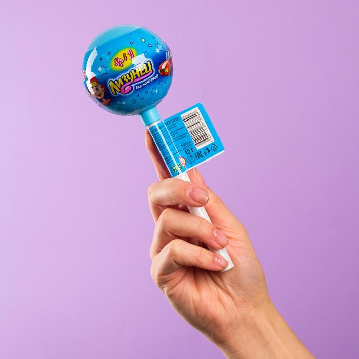 Карамель на палочке со взрывной карамелью «Лизунец 4 в 1» для мальчиков, 12 г
Карамель на палочке со взрывной карамелью «Лизунец 4 в 1» для мальчиков, 12 г