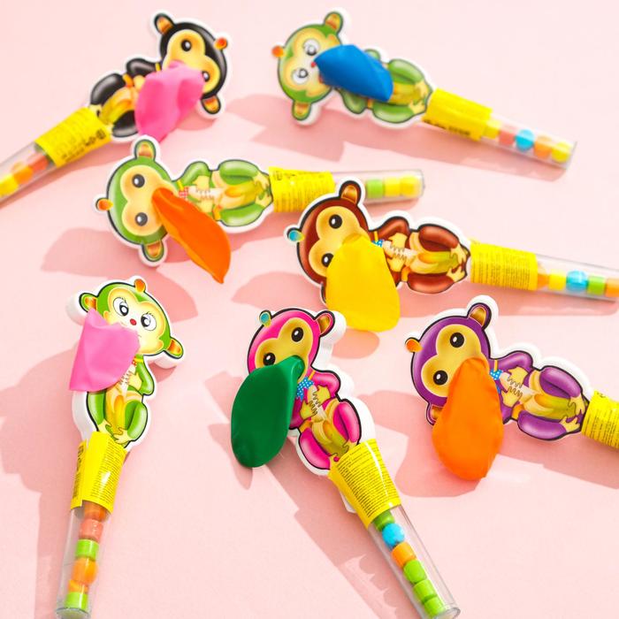 Сахарное драже «Канди клаб» в тубе с игрушкой «Обезьянка с шариком», 2 г
Сахарное драже «Канди клаб» в тубе с игрушкой «Обезьянка с шариком», 2 г