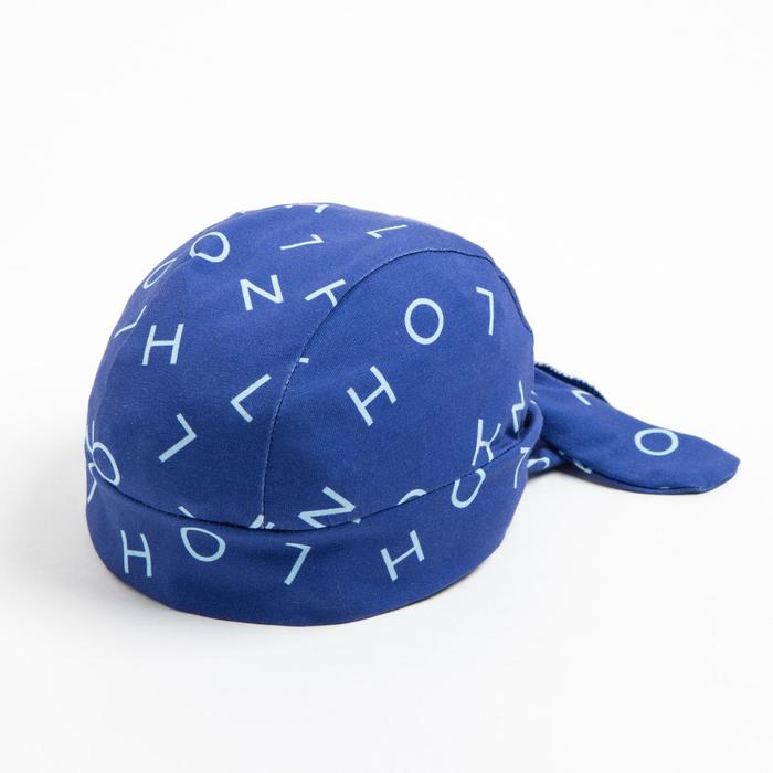 Бандана для мальчика, цвет индиго/буквы, размер 54-58
Бандана для мальчика, цвет индиго/буквы, размер 54-58