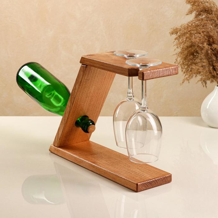 Подставка "Винная", 35х10х27 см, светлый бук, массив ясеня
Подставка "Винная", 35х10х27 см, светлый бук, массив ясеня