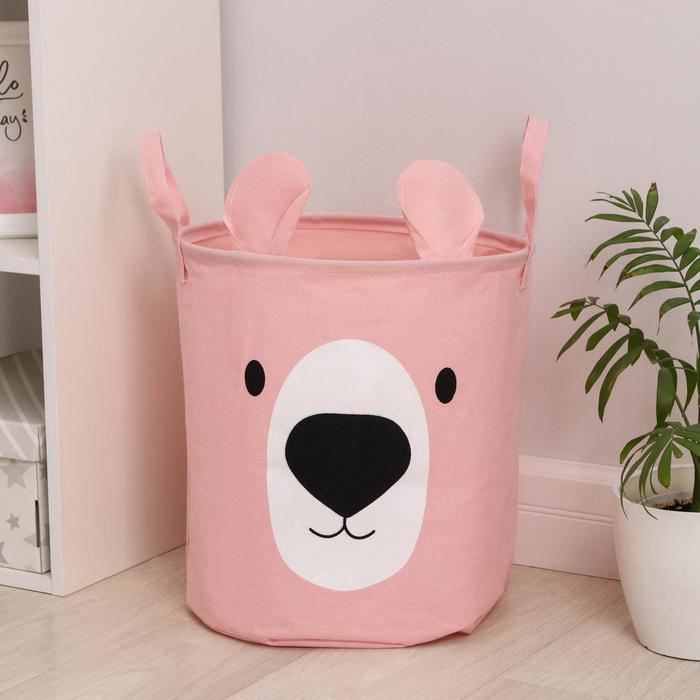 Корзина универсальная «Мишутка», 36×35 см, цвет розовый
Корзина универсальная «Мишутка», 36×35 см, цвет розовый