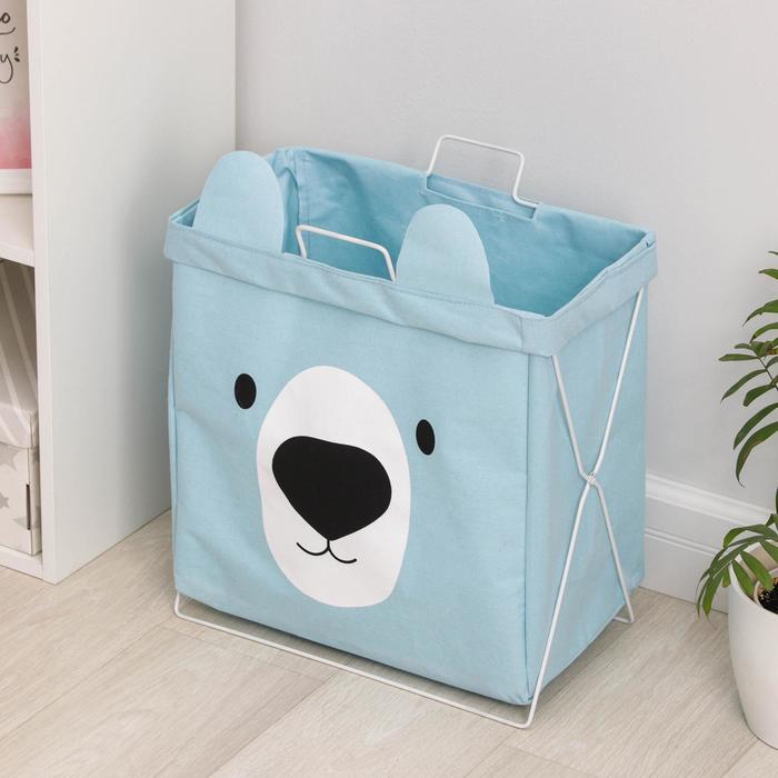 Корзина универсальная складная «Медвежонок», 39×25×40 см, цвет голубой
Корзина универсальная складная «Медвежонок», 39×25×40 см, цвет голубой