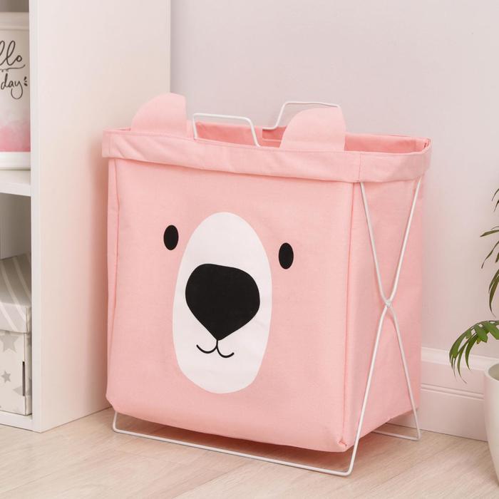 Корзина универсальная складная «Медвежонок», цвет розовый
Корзина универсальная складная «Медвежонок», цвет розовый
