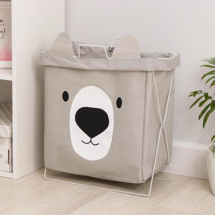Корзина универсальная складная «Медвежонок», 39×25×40 см, цвет бежевый
Корзина универсальная складная «Медвежонок», 39×25×40 см, цвет бежевый