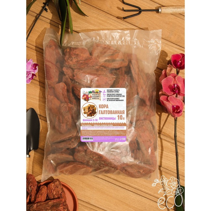 Кора лиственницы галтованная "Рецепты Дедушки Никиты" 10 л фр 5-10 
Кора лиственницы галтованная "Рецепты Дедушки Никиты" 10 л фр 5-10