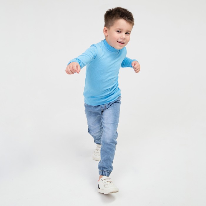 Водолазка для мальчика, цвет голубой, рост 104 см
Водолазка для мальчика, цвет голубой, рост 104 см