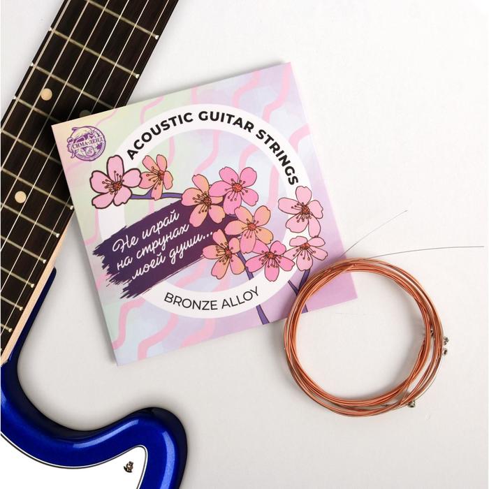 Струны для акустической гитары "Струны моей души", 6 шт
Струны для акустической гитары "Струны моей души", 6 шт