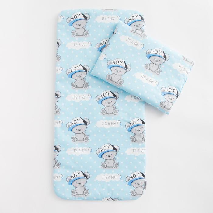 Комплект в коляску Крошка Я It's a boy, 2 предмета, 100% хлопок, сатин 
Комплект в коляску Крошка Я It's a boy, 2 предмета, 100% хлопок, сатин