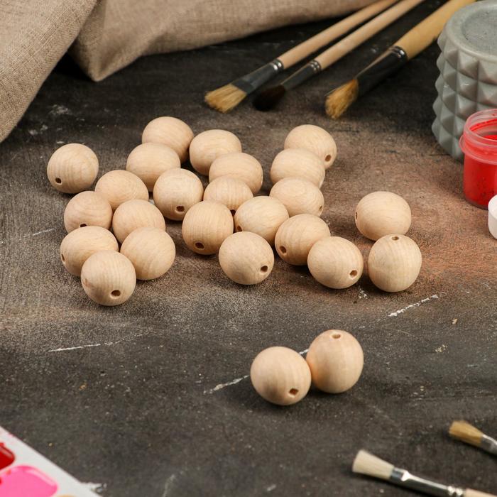 Деревянная заготовка "Бусина", d=25 мм
Деревянная заготовка "Бусина", d=25 мм