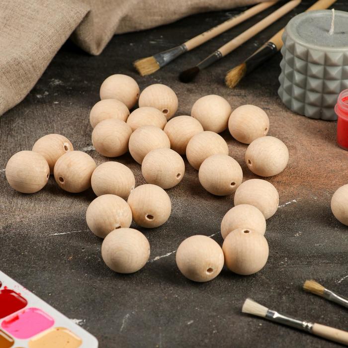 Деревянная заготовка "Бусина", d=30 мм
Деревянная заготовка "Бусина", d=30 мм