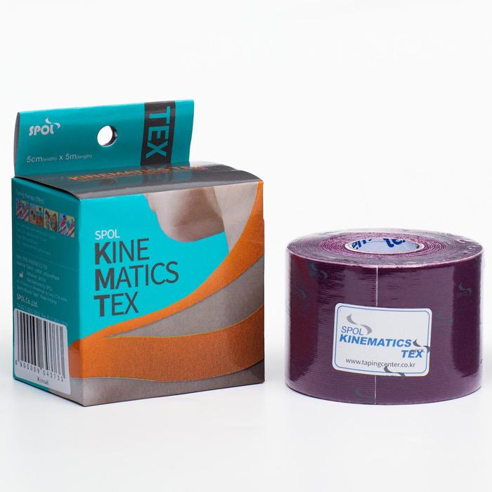Кинезио тейп Spol Tape корейский, 5 см x 5 м, фиолетовый
Кинезио тейп Spol Tape корейский, 5 см x 5 м, фиолетовый