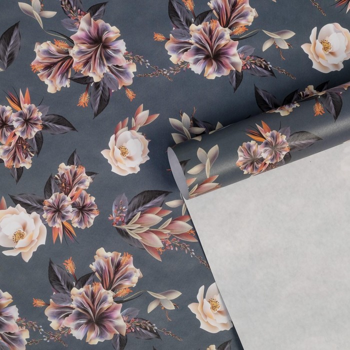 Бумага упаковочная крафтовая «Бутоны», 50 × 70 см
Бумага упаковочная крафтовая «Бутоны», 50 × 70 см