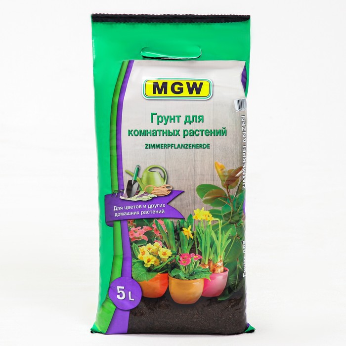 Грунт MGW для комнатных растений, 5 л 
Грунт MGW для комнатных растений, 5 л