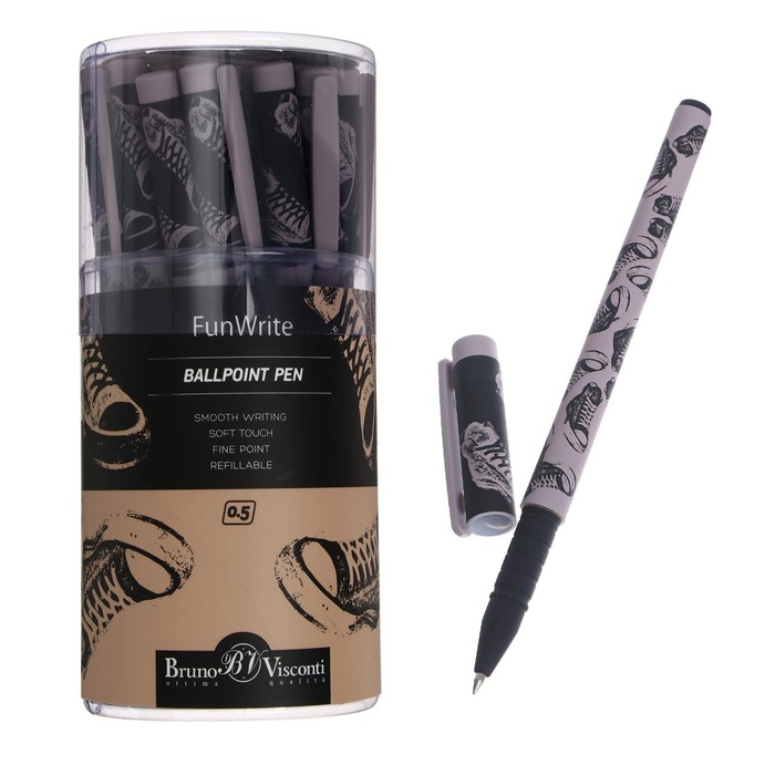 Ручка шариковая FunWrite "Кеды.Casual Grey", 0,5 мм, синие чернила
Ручка шариковая FunWrite "Кеды.Casual Grey", 0,5 мм, синие чернила