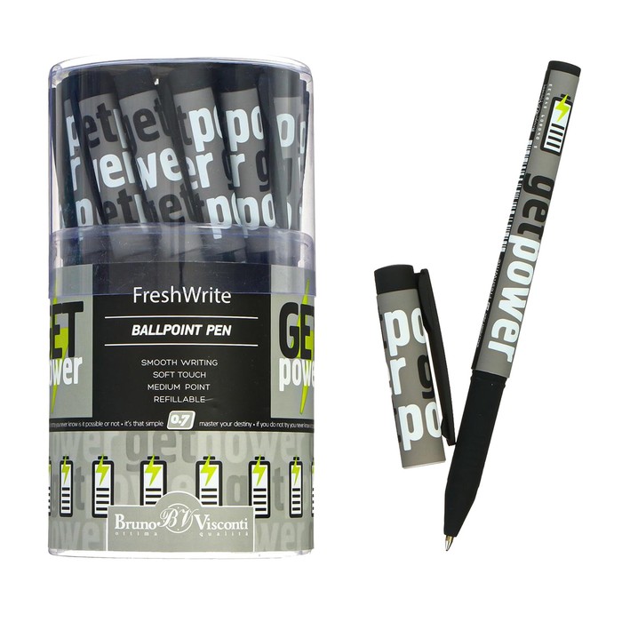 Ручка шариковая FreshWrite Start-Up.Get power, 0,7 мм, синие чернила
Ручка шариковая FreshWrite Start-Up.Get power, 0,7 мм, синие чернила