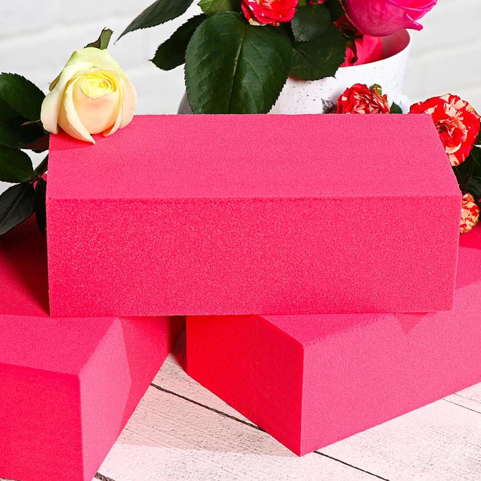 Губка флористическая "Оазис Витал", розовый, 23 х 11 х 7,5 см
Губка флористическая "Оазис Витал", розовый, 23 х 11 х 7,5 см