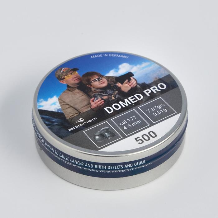 Пули для пневматики Borner "Domed Pro" кал. 4,5мм, 0,51гр, 500шт
Пули для пневматики Borner "Domed Pro" кал. 4,5мм, 0,51гр, 500шт