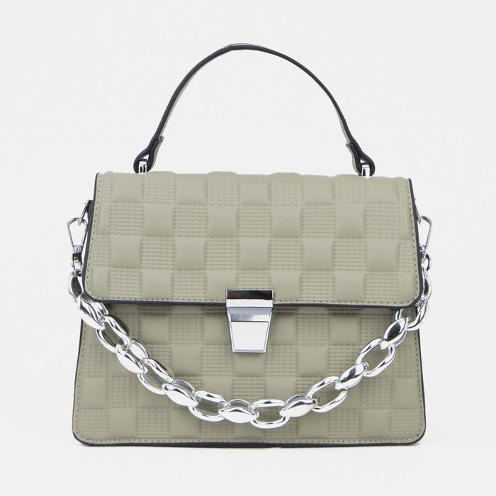 Сумка-мессенджер на клапане, длинный ремень, цвет зелёный
Сумка-мессенджер на клапане, длинный ремень, цвет зелёный