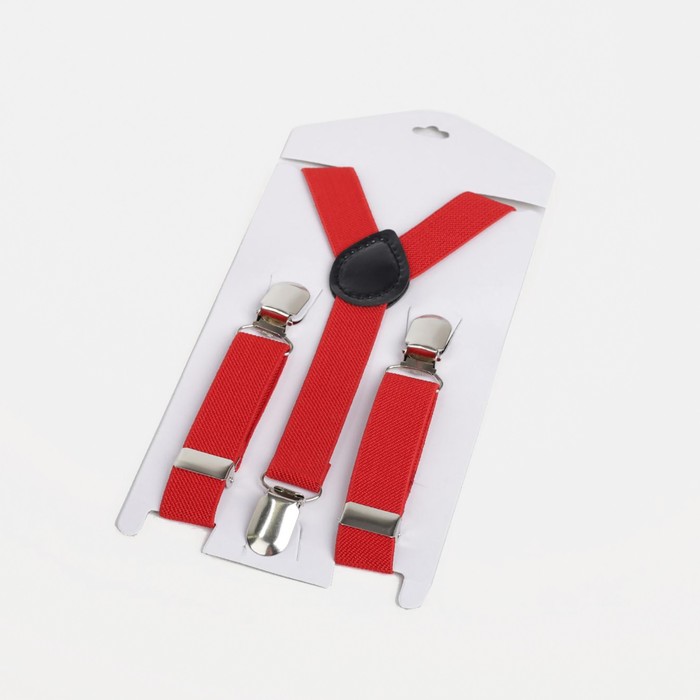 Подтяжки детские, ширина 2 см, цвет красный
Подтяжки детские, ширина 2 см, цвет красный