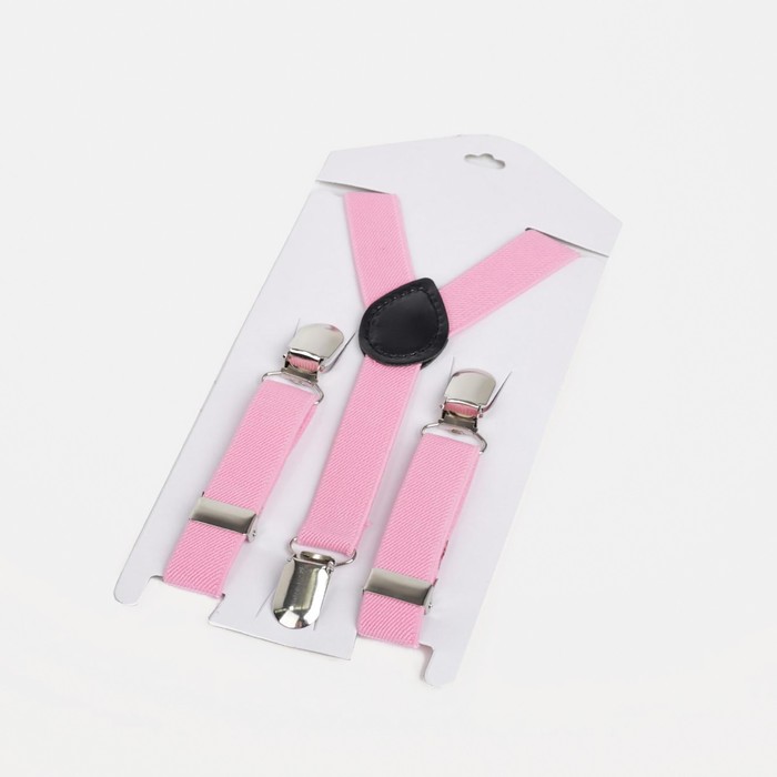 Подтяжки детские, ширина 2 см, цвет розовый
Подтяжки детские, ширина 2 см, цвет розовый