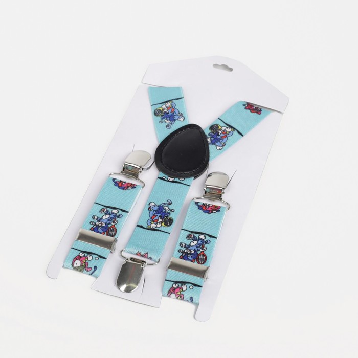 Подтяжки детские, ширина 2,5 см, цвет голубой
Подтяжки детские, ширина 2,5 см, цвет голубой