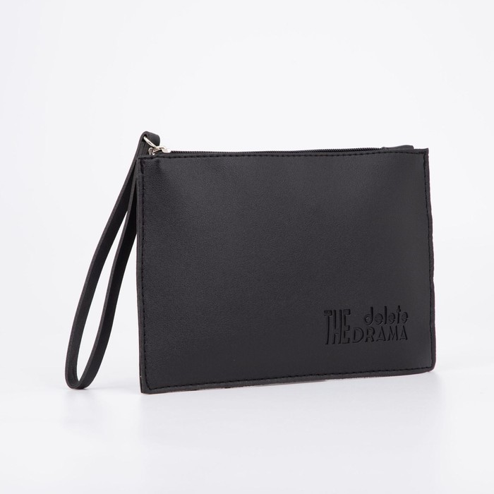 Сумка клатч «Драма», кожзам, 22 х 15 см, цвет чёрный 
Сумка клатч «Драма», кожзам, 22 х 15 см, цвет чёрный