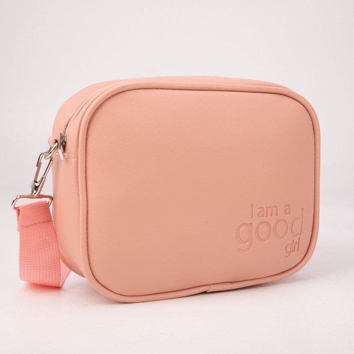Сумка на текстильном ремне Good girl, 21 х 16 х 7 см, цвет розовый
Сумка на текстильном ремне Good girl, 21 х 16 х 7 см, цвет розовый