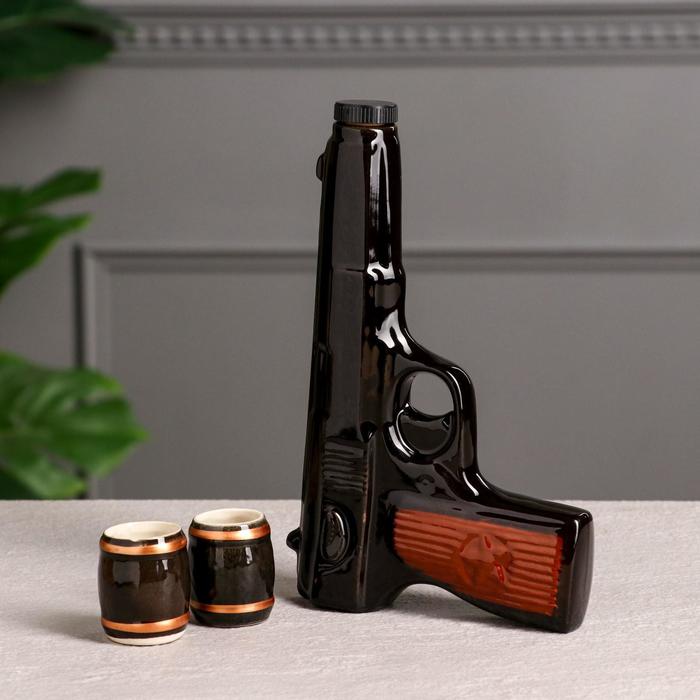 Набор для напитков "Пистолет", 3 предмета, 0.25/0.05 л, микс 
Набор для напитков "Пистолет", 3 предмета, 0.25/0.05 л, микс