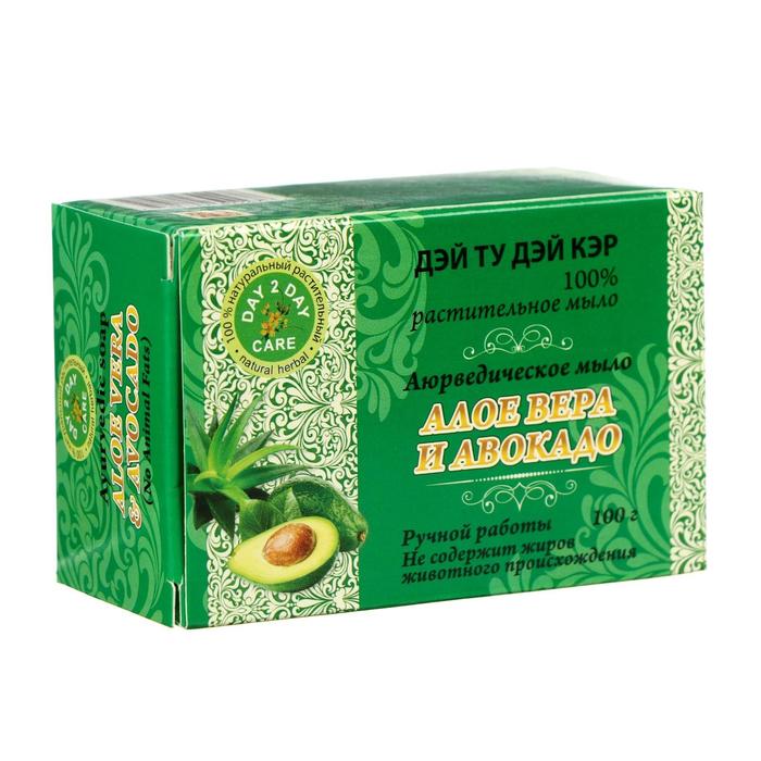 Мыло аюрведическое натуральное Дэй Ту Дэй Кэр алое вера и авокадо, 100 г
Мыло аюрведическое натуральное Дэй Ту Дэй Кэр алое вера и авокадо, 100 г