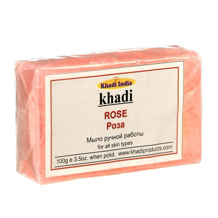 Мыло ручной работы Khadi роза, 100 г
Мыло ручной работы Khadi роза, 100 г