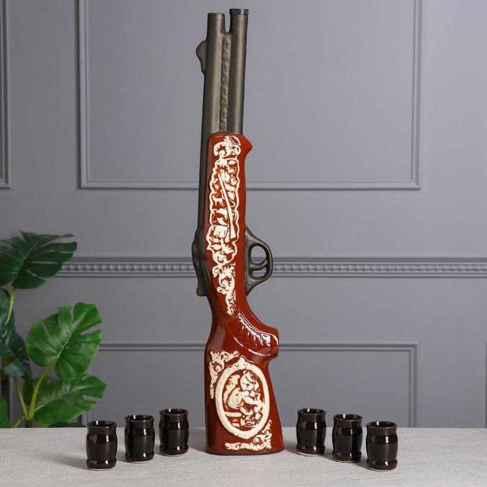 Набор для напитков "Ружьё", 7 предметов, 1.5/0.05 л, микс
Набор для напитков "Ружьё", 7 предметов, 1.5/0.05 л, микс