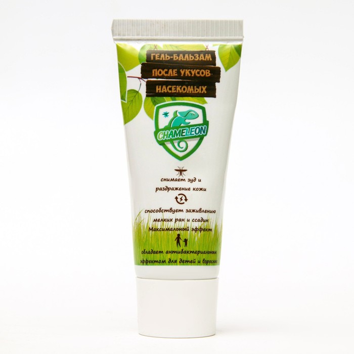 Гель-бальзам после укусов насекомых "Chameleon", 20 мл
Гель-бальзам после укусов насекомых "Chameleon", 20 мл