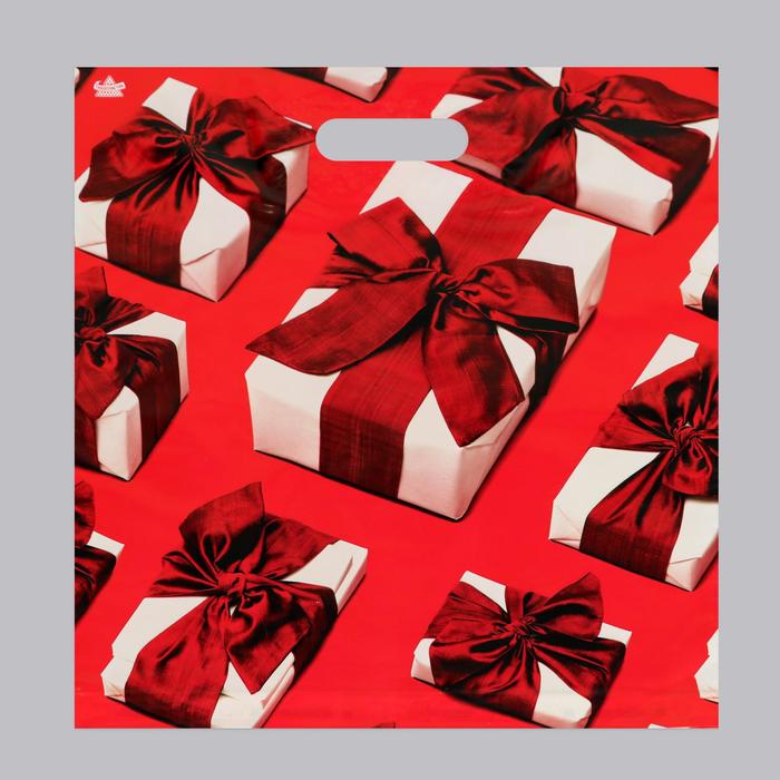 Пакет "Подарки с красными бантами", полиэтиленовый с вырубной ручкой, 60 мкм, 38 х 45 см
Пакет "Подарки с красными бантами", полиэтиленовый с вырубной ручкой, 60 мкм, 38 х 45 см