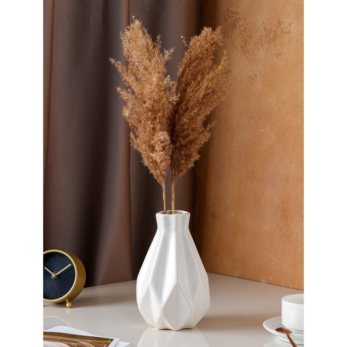 Ваза керамическая "Оригами", настольная, белая, 22 см
Ваза керамическая "Оригами", настольная, белая, 22 см