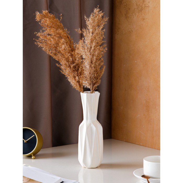 Ваза керамическая "Оригами", настольная, белая, 28 см
Ваза керамическая "Оригами", настольная, белая, 28 см