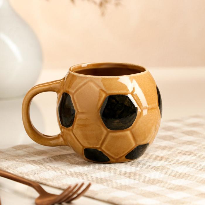 Кружка "Мяч", бежевая, керамика, 0.33 л, 1 сорт
Кружка "Мяч", бежевая, керамика, 0.33 л, 1 сорт