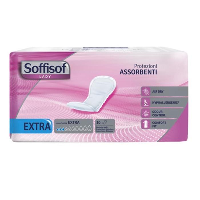 Soffisof Женские урологические прокладки Lady Extra, 10 шт
Soffisof Женские урологические прокладки Lady Extra, 10 шт