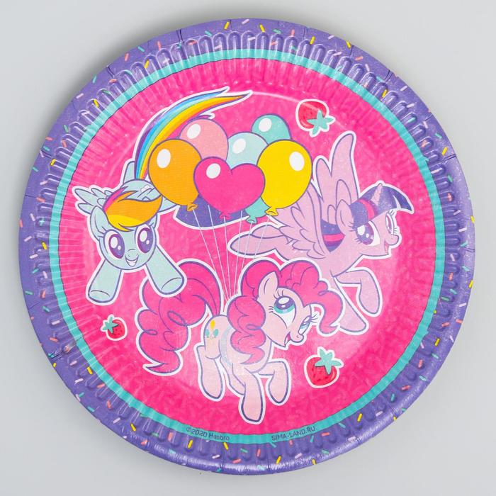 Тарелка бумажная "С Днем Рождения", Little Pony
Тарелка бумажная "С Днем Рождения", Little Pony