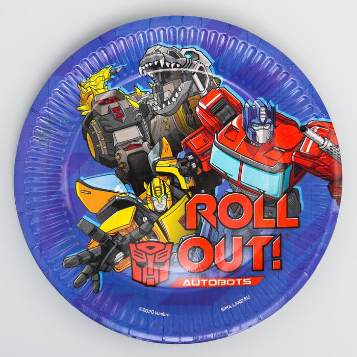 Тарелка бумажная "С Днем Рождения", Трансформеры
Тарелка бумажная "С Днем Рождения", Трансформеры