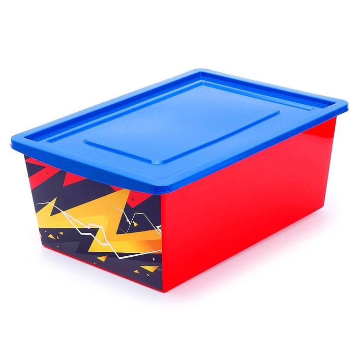 Ящик для игрушек «Молния», объём 30 л, цвет красный
Ящик для игрушек «Молния», объём 30 л, цвет красный