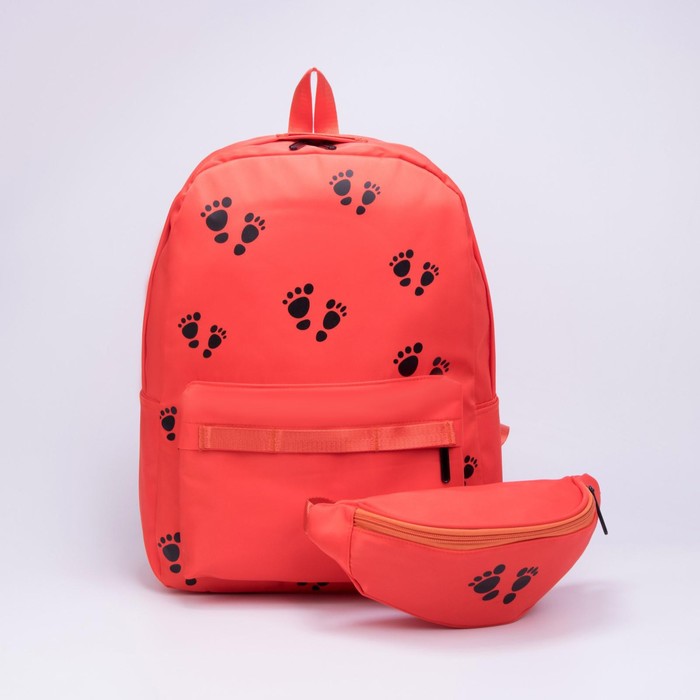 Рюкзак, отдел на молнии, 2 наружных кармана, сумка, цвет коралловый
Рюкзак, отдел на молнии, 2 наружных кармана, сумка, цвет коралловый