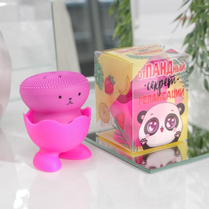 Щёточка для умывания с подставкой «отПАНДный секрет» 
Щёточка для умывания с подставкой «отПАНДный секрет»