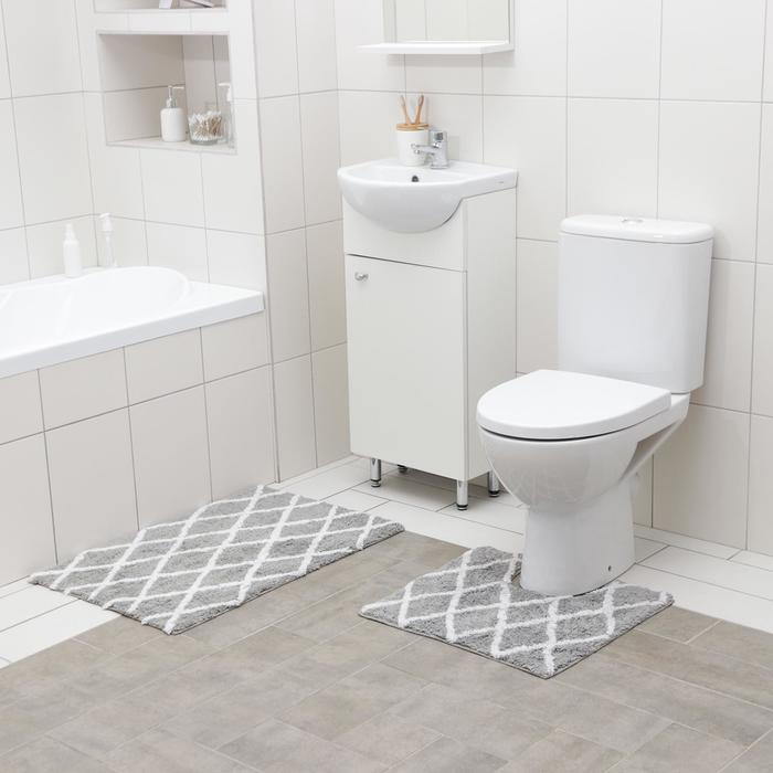 Набор ковриков для ванны AntiSlip, 2 шт: 50×80 см, 50×50 см, 100% хлопок, цвет серый
Набор ковриков для ванны AntiSlip, 2 шт: 50×80 см, 50×50 см, 100% хлопок, цвет серый