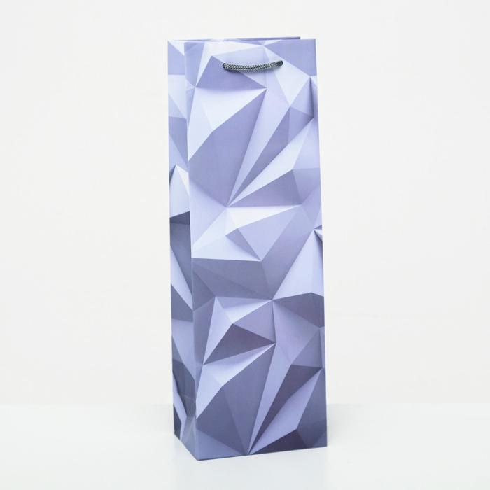 Пакет подарочный под бутылку "Полигонал", белый, 12 х 36 х 8,5 см
Пакет подарочный под бутылку "Полигонал", белый, 12 х 36 х 8,5 см
