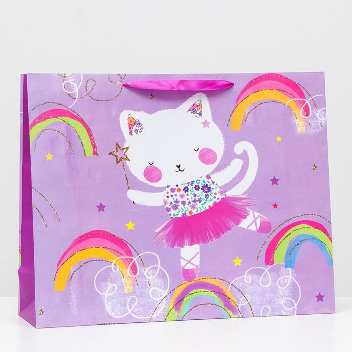 Пакет подарочный "Волшебная кошечка", 50 х 40 х 15 см
Пакет подарочный "Волшебная кошечка", 50 х 40 х 15 см