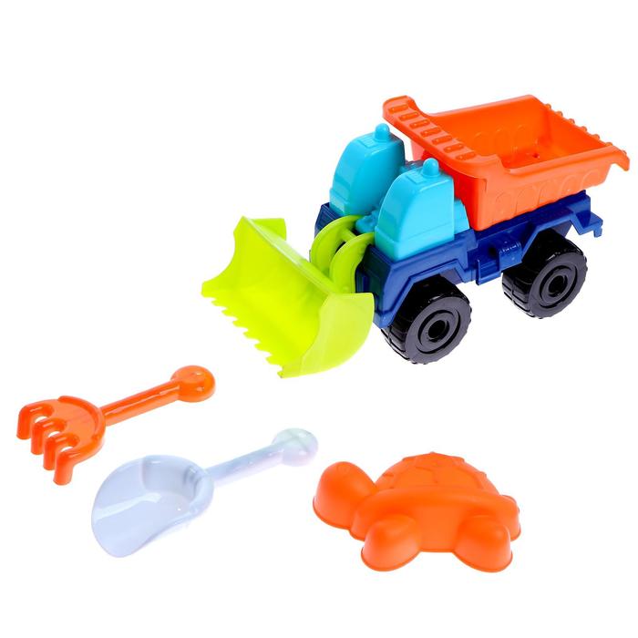 Песочный набор «Погрузчик», 4 предмета 
Песочный набор «Погрузчик», 4 предмета