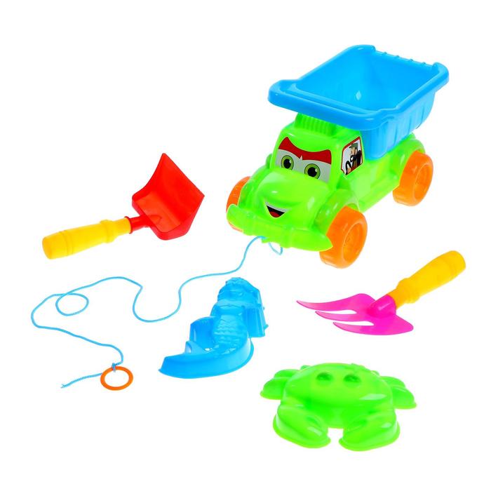 Песочный набор «Весёлый самосвал», 5 предметов
Песочный набор «Весёлый самосвал», 5 предметов