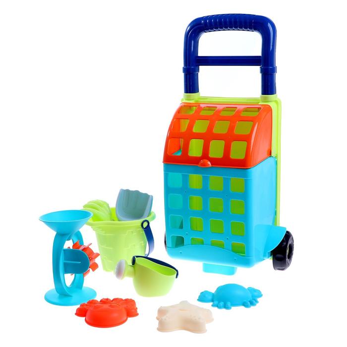 Песочный набор «Чемодан», 9 предметов 
Песочный набор «Чемодан», 9 предметов
