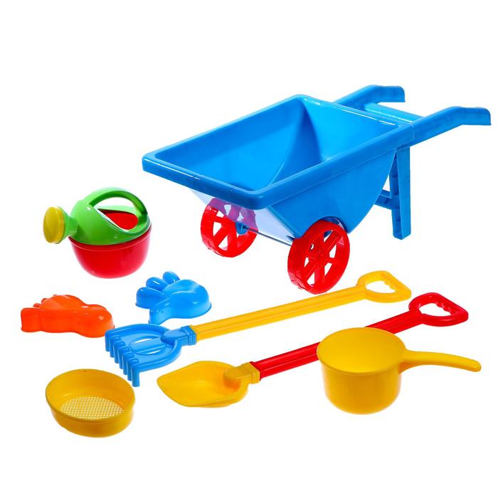 Песочный набор «Тачка строителя», 8 предметов
Песочный набор «Тачка строителя», 8 предметов